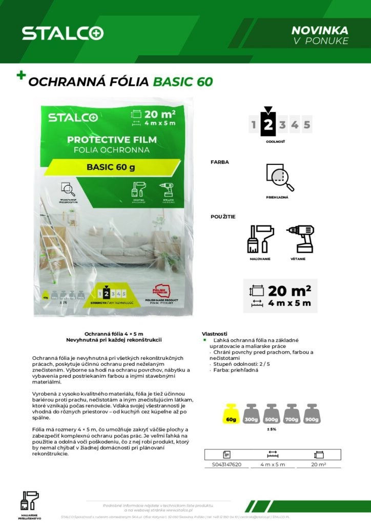 OCHRANNÁ FÓLIA