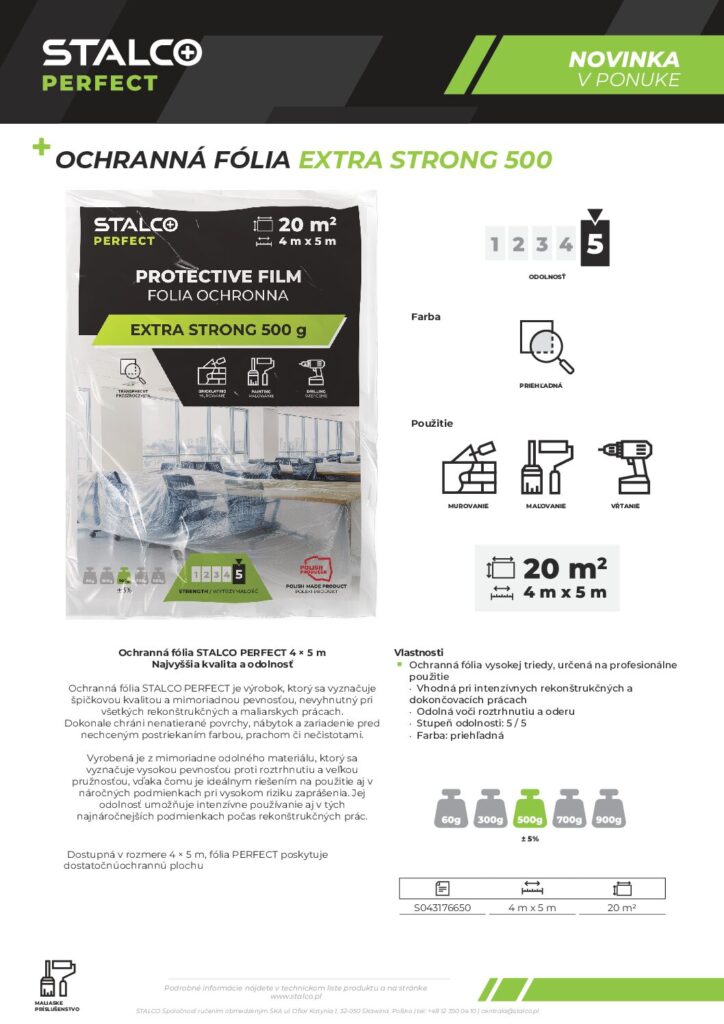 OCHRANNÁ FÓLIA