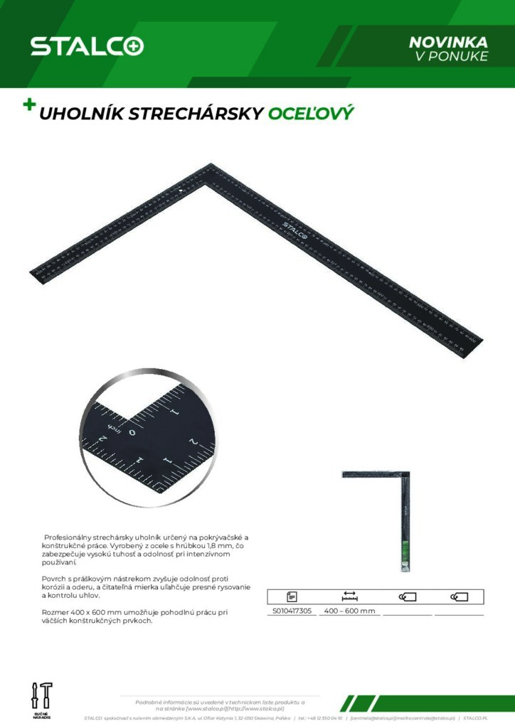 UHOLNÍK STRECHÁRSKY OCEĽOVÝ