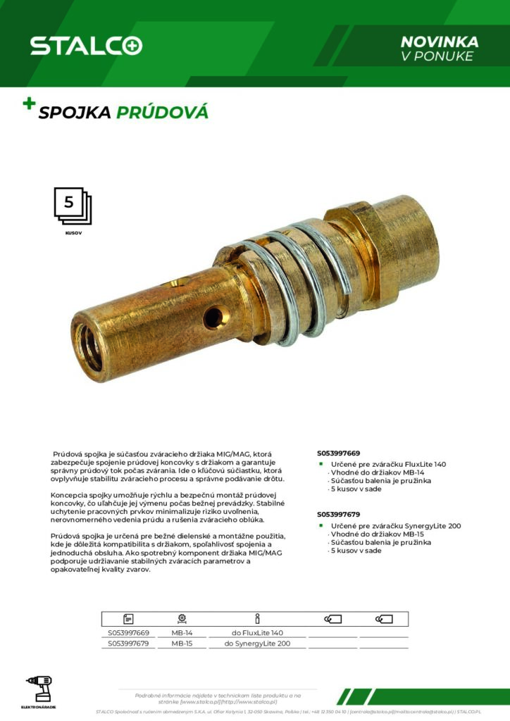 SPOJKA PRÚDOVÁ