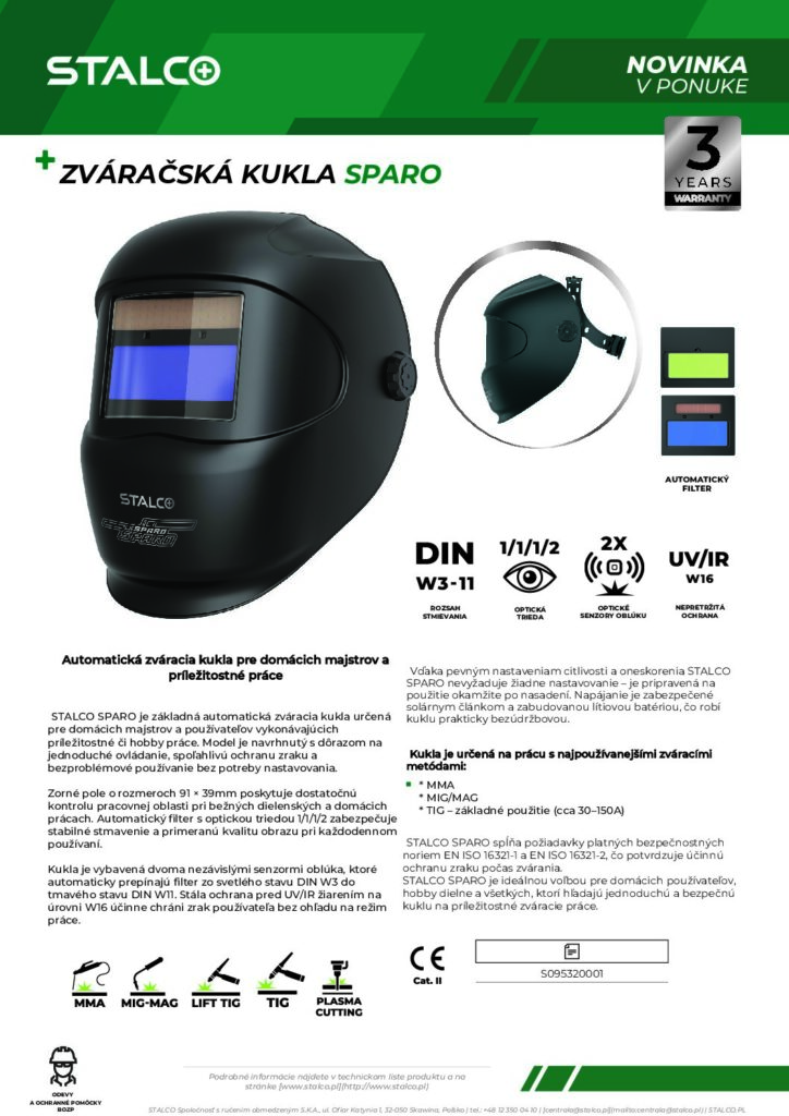 ZVÁRAČSKÁ KUKLA SPARO